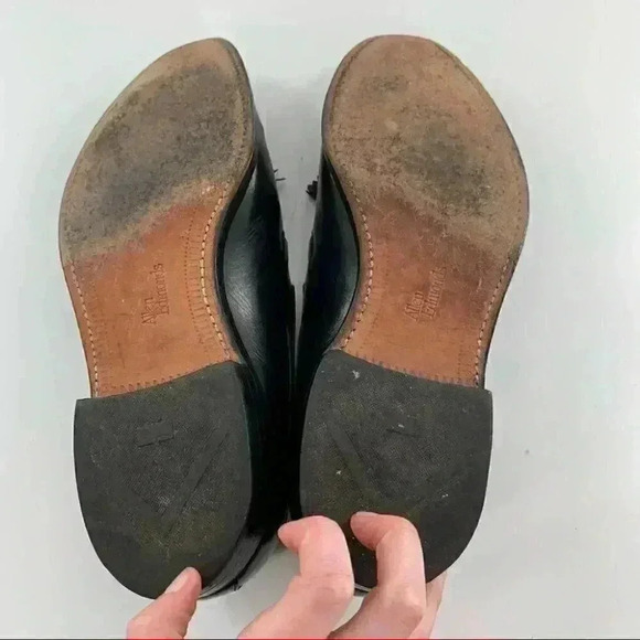 Allen Edmonds Grayson mean loafers size 9.5 black shell cordovan leather - Picture 8 of 16